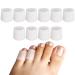 nuosen 5 Pairs Toe Protectors Soft Gel Toe Sleeves For Corns Remover Protecting From Blister Grinding Feet