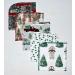 1 Ply Printed Cotton Flannel 12x12 Inches Paperless Towel Set of 5 Holiday Joy - Buy Online on GoSupps.com