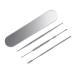 Earcuff Ear Cleaning Tool Ear Cleaning Kit Ear Spoon Stainless Steel Ear Suit Ear Wax Cleaner Silver