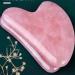 Rose Quartz Gua Sha - Natural Jade Facial Tool for Spa Acupuncture & Skin Care | Ideal Gift for Women (White - Buy Online on GoSupps.com