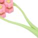 Shop Pink Flower Design V Shaped Face Massager Roller | Melon Seed Face Massager for Arms & Face - Best International Shipping - Buy Online on GoSupps.com