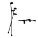 Folding Forearm Crutch Carbon Fiber Crutchesfor Adults Aluminum Crutches Adjustable Great for Travel or Work Lucky Star Selfless dedication