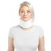 Soft Foam Cervical Collar Adjustable Neck Support Brace for Sleeping - Relieves Neck Pain and Spine Pressure White Small Size
