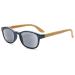 Vevesmundo sun reading glasses Blue light filter wood Tested reading glasses women men visual aid wooden sun goggles with visual strength+1.0 +1.5 +2.0 +2.5 +3.5 +4.0 1 piece of blue sunshine 1.5 x