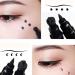 Eyeliner Stamp 2 in 1 Double-Head Waterproof Liquid Eyeliner Pen Make-Up Tool Black Heart Liquid Eyeliner - Buy Online on GoSupps.com