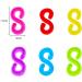 1600Pcs S Clips for Rubber Bands - Premium Rubber Connectors for Handcraft DIY - Colorful Bracelet Hooks Clasps - Buy Online on GoSupps.com