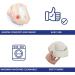 Mobiclinic Anti-Decubitus Heel Cushion - Adjustable Washable Pressure Relief Pillow for Left Elbow & Heel - European Brand - White - Buy Online on GoSupps.com