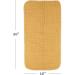 Comfy Cubs Muslin Spitting Towels - Large 100% Cotton Hand Washcloths (6-Pack) | Extra Absorbent & Soft | Turmeric Color - Buy Online on GoSupps.com