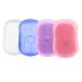 4 Boxes (200 Sheets) Hand Washing Soap Sheets for Outdoor Travel Portable Hiking Washing Hand Paper Soap for Travel Party School Camping 4 Boxes(Lavender+Rose+Milk+Jasmine)