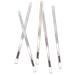 Outanaya 5pcs Eyebrow Makeup Pencils Eyebrow Pens Pencils with Ash Brown Eyebrow Pencil Hair Double Bun Paste