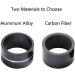 Boenoea 1-1/8 Inch Bicycle Headset Spacer - Aluminium Alloy/Carbon Fiber - Black - Buy Online on GoSupps.com