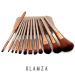 Glamza 12pcs Makeup Brush Set - Gold & White | Face Foundation Eye & Lip Brushes with Metal Case - International Shipping Available - Buy Online on GoSupps.com
