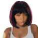 Wig Women Bob Red Black Short Curly Short Hair Curly Cosplay Head Synthetic Afro Anime Human Party 80s
