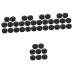 NOLITOY 40 Pcs Eyeshadow Makeup Containers Makeup Blush Travel Makeup Tool Eye Shadow Box Matte D66 Ginger