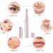 ACWOO Mini Portable Eyebrow Trimmer - Painless Electric Razor for Women Men - Facial Hair Shaver for Brows, Cheeks, Lips - Peach Fuzz Removal (Pink) - Buy Online on GoSupps.com