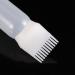 Applicator Bottles Plastic Hair Dye tool Hair Colouring Dispensing Comb Oil Comb Empty Bottle Dyeing Shampoo Bottle(white) - Buy Online on GoSupps.com