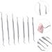 SOESFOUFU 1 Set Manicure tools cuticle shaper cuticle spoon reverse tweezers for craft cuticle remover cuticle stick cuticle trimmer pusher manicure precision pedicure nail Stainless steel - Buy Online on GoSupps.com