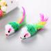 Neikafan Dofu 20 Pcs Furry Mouse Cat Toys Interactive Cat Toys Mouse Rattle Mice for Cat Animals Hunter Toy with Feather Tail for Cats Kittens Play Kick Bite Chew( Assorted Color ) - Buy Online on GoSupps.com