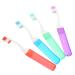 Minkissy Fine travel toothbrush mouth cleaning folding toothbrush outdoor toothbrush soft household toothbrush pregnant toothbrush camping article children 16 pieces