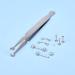 JIESIBAO Piercing Barbell Clamps - Surgical Steel Forceps for Tongue Rings & Cartilage Earrings - Buy Online on GoSupps.com