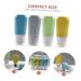 Buy Multi-Use Silicone Travel Makeup Bottles Set | Leak-Proof Toiletries & Lotion Packing Bottles - Buy Online on GoSupps.com