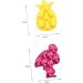 Cabilock 4pcs Silicone Ice Mold DIY Chocolate Mould Pineapple Cake Mould Soap Mold Summer Ice Tray - Buy Online on GoSupps.com