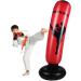 Kids Free Standing Bounce Back Punching Bag for Karate & Taekwondo - Red - Buy Online on GoSupps.com