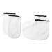 FRCOLOR Paraffin Wax Foot Bags 2 Pairs Hand and Foot mask Women Accessory Remover SPA Boots Hand moisturizer Gloves Thermal Mitten Bath Bag White Skin Care Polyester Wax Hand Gloves