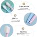 Minkissy 4-Piece Portable Toothbrush Set for Kids & Adults Soft Fur Design for Dental Hygiene | Ideal for Travel & Home Use - Buy Online on GoSupps.com