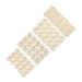 GLEAVI 4sheets Latex Corn Stickers Toe Corn Remover Cushions Pads Corn Shoes Sticker Silicone Gel Feet Corn Pad Toe Corn Cushions Foam Stickers Gel Corn Foot Patch Latex Sponge Emulsion