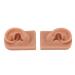 Realistic Silicone Human Ear Model - Dark Skin Tone Pierced for Jewelry Display - Flexible & Reusable for Salons - Buy Online on GoSupps.com