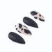 Brishow Black Leopard Coffin Artificial Nails - 24 Full Cover Acrylic Press-On Nails for Women & Girls - Buy Online on GoSupps.com