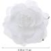 Solustre Rose Flower Hair Clips Brooch Artificial Big Rose Hairpin Pin up Flower Brooch for Women Girls Party (White) - Buy Online on GoSupps.com
