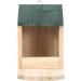 vidaXL 4x Firwood Squirrel Houses Garden Forest Wild Animals Wooden Holder Squirrel Peanut Butter Feeder Food House Feeding Station Box - Buy Online on GoSupps.com