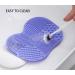 Small Purple Silicone Makeup Brush Cleaner with Strong Suctions - Multiple Rugged Patterns - Buy Online on GoSupps.com