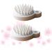 Tovinanna 6 STK Silicone Scalp Massager Shampoo Brush - Head Care & Hair Washing Accessories - White Bathroom Scrubber - Buy Online on GoSupps.com