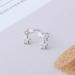 Boho Rhinestone Star Ear Climbers | Silver Cluster Stud Earrings for Women & Girls | Vintage Minimalist Jewelry - Buy Online on GoSupps.com