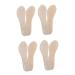 Hemoton 4 Pairs Honeycomb Three-Point Insole 3/4 Length Shoe Insoles Kids Shoe Inserts Training Foot Insoles Height Lift Pad Soft Insoles Anti-wear Women's Insole Gel Orthopedic