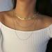 Punk Layered Chain Necklace | Gold Flat Snake Choker | Vintage Herringbone & Chunky Jewelry for Women & Girls - Buy Online on GoSupps.com