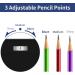 AFMAT Electric Pencil Sharpener  Heavy Duty Pencil Sharpeners  Colored Pencil Sharpner for 6-8mm Pencils  Fast Sharpen in 3-5s  3 Sharpness Setting  Sharpen 10000 Times for School/Classroom/Teachers Black - Buy Online on GoSupps.com