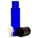 GreenHealth Aromatherapy Glass Roll on Bottles 10ml - Pack of 6 Cobalt Blue Glass - Buy Online on GoSupps.com