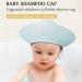 Adjustable Silicone Baby Shower Cap for Infants to Kids (6mo-12yrs) - Haze Blue Jellyfish Design - Buy Online on GoSupps.com