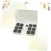 Buy Kombiuda Holder Case Box - Travel Suitcase Pocket Lens Holder Storage Set & Tweezers Clamshell - Black 15.8x9.5cm - International Shipping Available - Buy Online on GoSupps.com