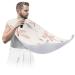 Beard Bib Apron Beard Bib Hair Catcher for Men Shaving and Trimming Non-Stick Waterproof Beard Cape Grooming Cloth Cute Dragonfly