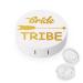 Bride Tribe Round Case For Contact Lens Kit Storage Box with Mirror Printed