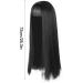 Hair Extensions for Women Wig Lady Black Long Hair Soft Girl Realistic Headwear Japanese Air Temperament Facial Thick Hair One Size Black - Buy Online on GoSupps.com