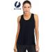 ICTIVE Loose-Fit Racerback Tank Top for Women - Mesh Backless Muscle Tank - Running Tank - Large, Black - Buy Online on GoSupps.com
