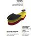 Polysorb Walker/Runner Athletic Insole Men's 12-13.5 - Red | Size 12-13.5 - Buy Online on GoSupps.com