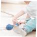 Tovinanna Double Massage Foot Balls - Silicone Acupuncture Gauge for Muscle Relief | Fitness & Yoga Tool - 15x6cm Blue - Buy Online on GoSupps.com