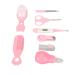 Semme Baby Healthcare Grooming Kit 8Pcs Nose Cleaner Nail Clippers Scissors Toothbrush Comb Infants Grooming Kit